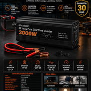 INVERSOR CC-CA 72V a 120V - 3000W Q7-LUMINA - Img 56149591