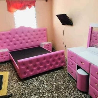 💥Camas de tubo cameras ,Colchones, Camas tapizadas y Juegos de cuarto con su cómoda - Img 122604053