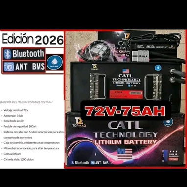 ✨️Baterías topmaq Lithium 72vol x 75amp ( celdas prismáticas )✨️ - 3/4