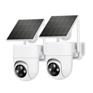 Cámaras de seguridad solar Oculview DL201 2K, kit de 2 con visión 360° y color nocturna - Img 56548672