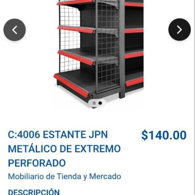 Estantes metálicos simples y dobles para su negocio - Img 120375196