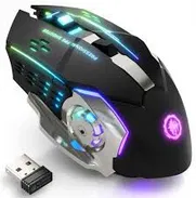 Mouse GAMER RGB inalámbrico: - Img 49521774