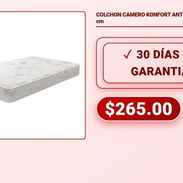 COLCHON CAMERO KONFORT ANTILLAS 135 x 190 cm . - Img 58305551