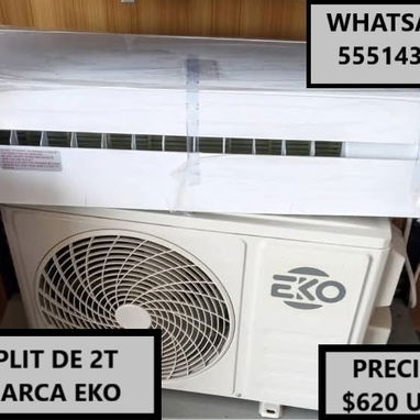SPLIT DE 2T CON Y SIN MONTAJE, GARANTÍA DE 1 A 2 AÑOS, ENTREGA DE PROPIEDAD, FACTURA Y SLIP DE COMPRA - Img 118739554