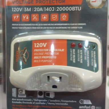 Protectores de voltaje 110v y 220v muy buena calidad, protección total garanprotección total garantizada de sus equipos. - Img 124522834