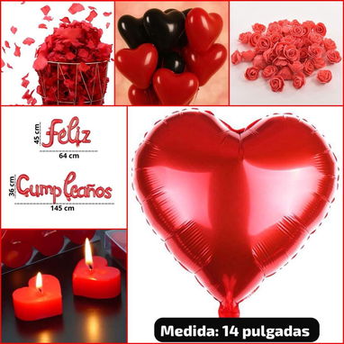 Decoración romantica pétalos y más - Img 121499174