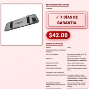Camara Para Auto Tipo Espejo Retrovisor L1043 1080P HD VPT-0137 - Img 58075893