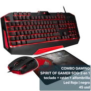 Combo mouse teclado mousepad LED - Img 56526946