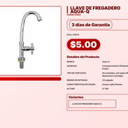 LLAVE DE FREGADERO AQUA-Q . - Img 57565312