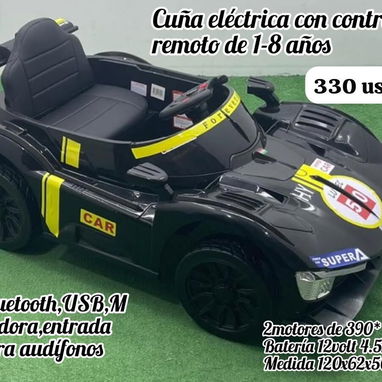 Carritos eléctricos con control remoto para los niños y niñas de la casa - Img 123952163