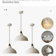 Juego de 3 lamparas colgantes super elegantes. - Img 53177150