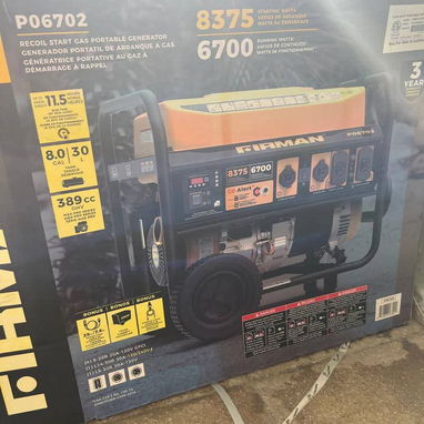 PLANTAS FIRMAN DE 8375 WATS DE GAS Y GASOLINA ORIGINALES - 2/3