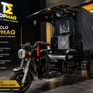 *Triciclo Topmaq ULTIMATE EDITION* ❤️  motor2000W ⚡️ 6 baterías de Gel 72Vol 58Ah🔋 Autonomía 100-120 KM 🔥 Carga Útil - 3/9