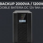 ESTAS A TIEMPO DE COMPRAR EL BACKUP DE GRAN CALIDAD 2000VA 1200 WATTS 110V CON SUS 2 BATERÍAS DE 12V 9AH NUEVO EN CAJA - Img 56855653