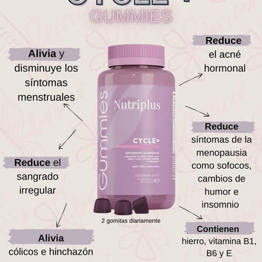Gomitas del ciclo menstrual de FARMASI.Ideales para eliminar cólicos menstruales, inflamación etc. - 3/3