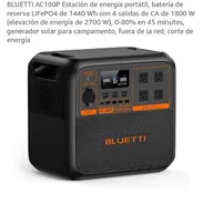 Estación de Energía portátil BLUETTI AC-180 P* - Img 55744667