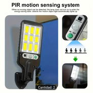 Luces solares para exteriores. Con mando a distancia y sensor de movimiento 👉45 usd 💸👈 - Img 56317352