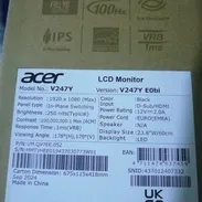 MIRE USTED MISMO MONITOR ACER DE 24 PULGADAS MODELO V247Y SELLADO EN CAJA FULL HD, 100HZ, PANTALLA IPS 178 ° - Img 57020705