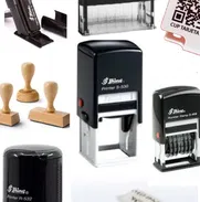 Cuños personalizados, gafetes imantados, gomas, tinta, Codigos QR. - Img 48080124