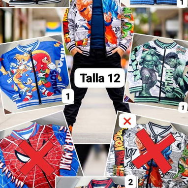 Chaquetas temáticas y de mezclilla para niños y niñas - 5/6