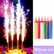 Velas volcánicas, jugueticos, cortina, topper, piñatas, gorros, banderin, libritos, globos, caretas, caramelos, confeti - Img 56931418