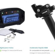 Accesorios para motos: Velocímetro digital - Acelerador - ALarma Moto eléctrica - Acelerador moto eléctrica - Img 57204181
