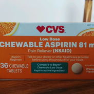 Aspirina 81 mg, Contiene 36 pastillas ($800) - Img 58346274