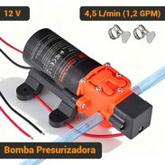 Bomba Presurizadora VEVOR 1.2 GPM 80 PSI 12V DC Autocebante Diafragma 2 Cámaras Para RV Riego Negro 52USD - Img 58391556