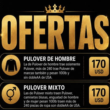 Pacas de ropa triple A - Img 125916063