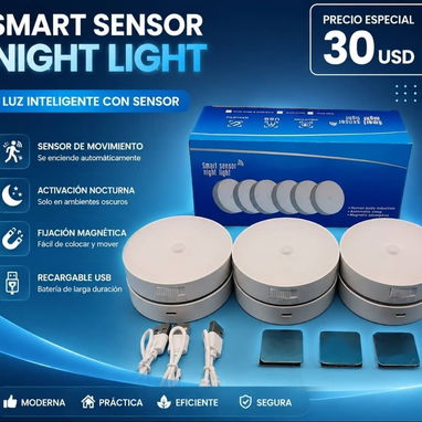 Lámpara recargable con sensor de movimiento - 4/4
