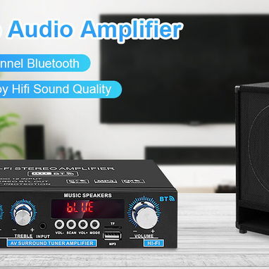 Amplificador de audio AK35 Bluetooth USB FM - 2/3