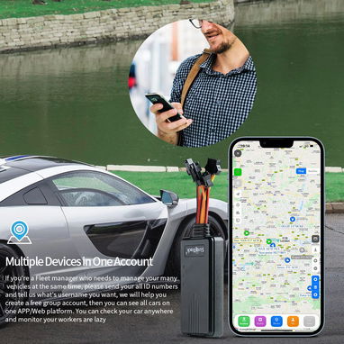 GPS tracker de línea móvil 4G y 2G, proteja su moto o su auto, monitoree sus vehículo en tiempo real. (60 USD) - Img 102588117