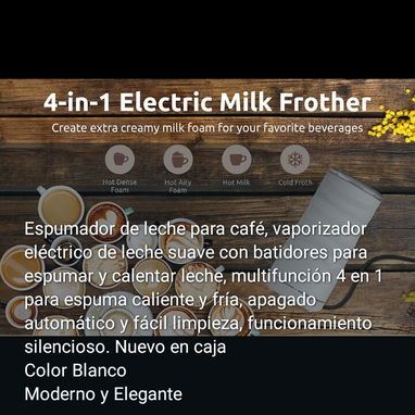 Espumador de leche para café - Img 127362091