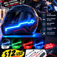 🚀🏍️ ¡DALE UN TOQUE ESPECTACULAR A TU CASCO! 🏍️🚀 💥💡 LUZ LED GRANDE PARA CASCO DE MOTO 💡💥 ¿Quieres que tu casco te - Img 58247747