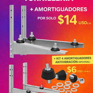 Soporte de Split con Amortiguadores antivibradores - Pie de amigo - Img 52100306