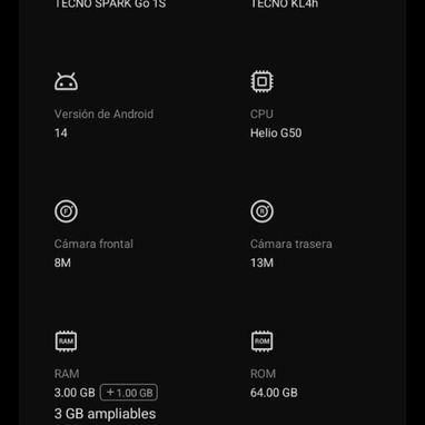 Tecno spark 1s de 3 con 64 sin detalles - Img 121170911