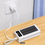 Cargador portátil de 70000mah con panel solar - Img 54589170
