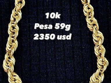 Vendo cadena de oro voluminosa y gargantilla - Img main-image-45770507