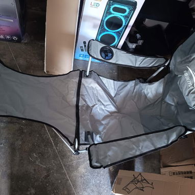 Silla Plegable Reclinable para Playa y Camping con Reposapiés (CV) - Img 123931808