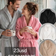 Albornoz Unisex Felpa Suave Home Deluxe — Varios Colores - Img 56227618