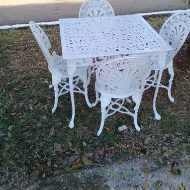 MESAS DE ALUMINO FUNDIDO DE 4 PLAZAS - 2/3