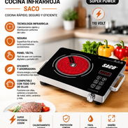 🔥 COCINA INFRARROJA SACO 2200W 🔥 🪴 - Img 55977433
