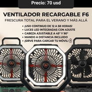 Ventiladores recargables (F6, P50,milexus,Sankey,Solar fan,Guajiritos,Isunaru,Rudenkov, Sanumo,ACC y otros) - Img 50479501