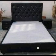 Cama tapizada camera o 3/4, 1 año de Garantía servicio de armada y entrega sin costo adicional en toda la Habana - Img 55012468