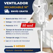 Ventilador recargable - Img 56380472