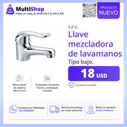 Llave de lavamano - Img 57533523
