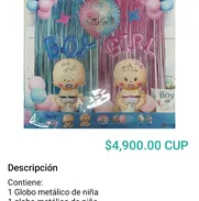 Set de globos para cumpleaños - Img 50514598