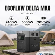 ➡️ ECOFLOW DELTA MAX - Bateria de 2KWh Potente 💥Pico de 5000w💥 - Img 54856700