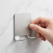 Soporte metálico de pared con doble gancho🪝 - Img 56650678