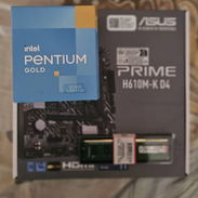 KIT 12VA NUEVO SELLADO H610M PENTIUM G7400 8 GB DDR4 - Img 56289933